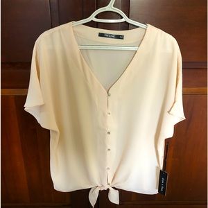 Doe & Rae Cream Blouse